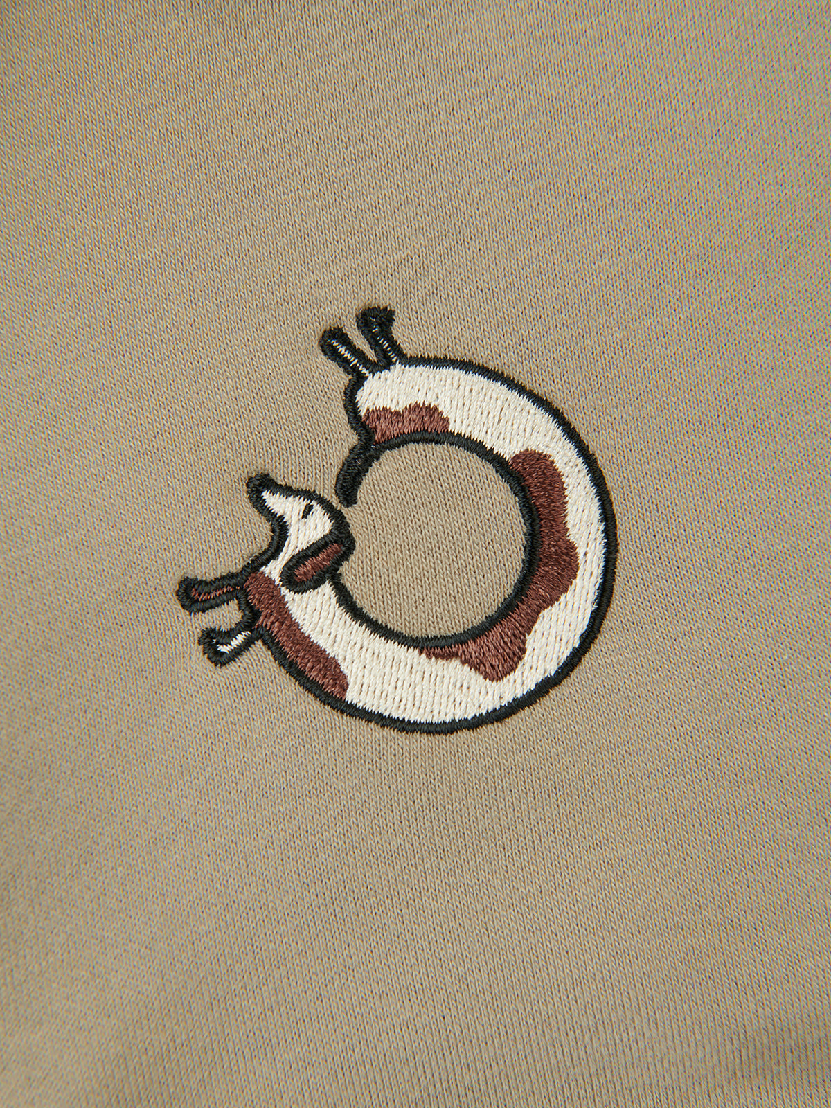 Unisex Dachshund Hoodie - Bej