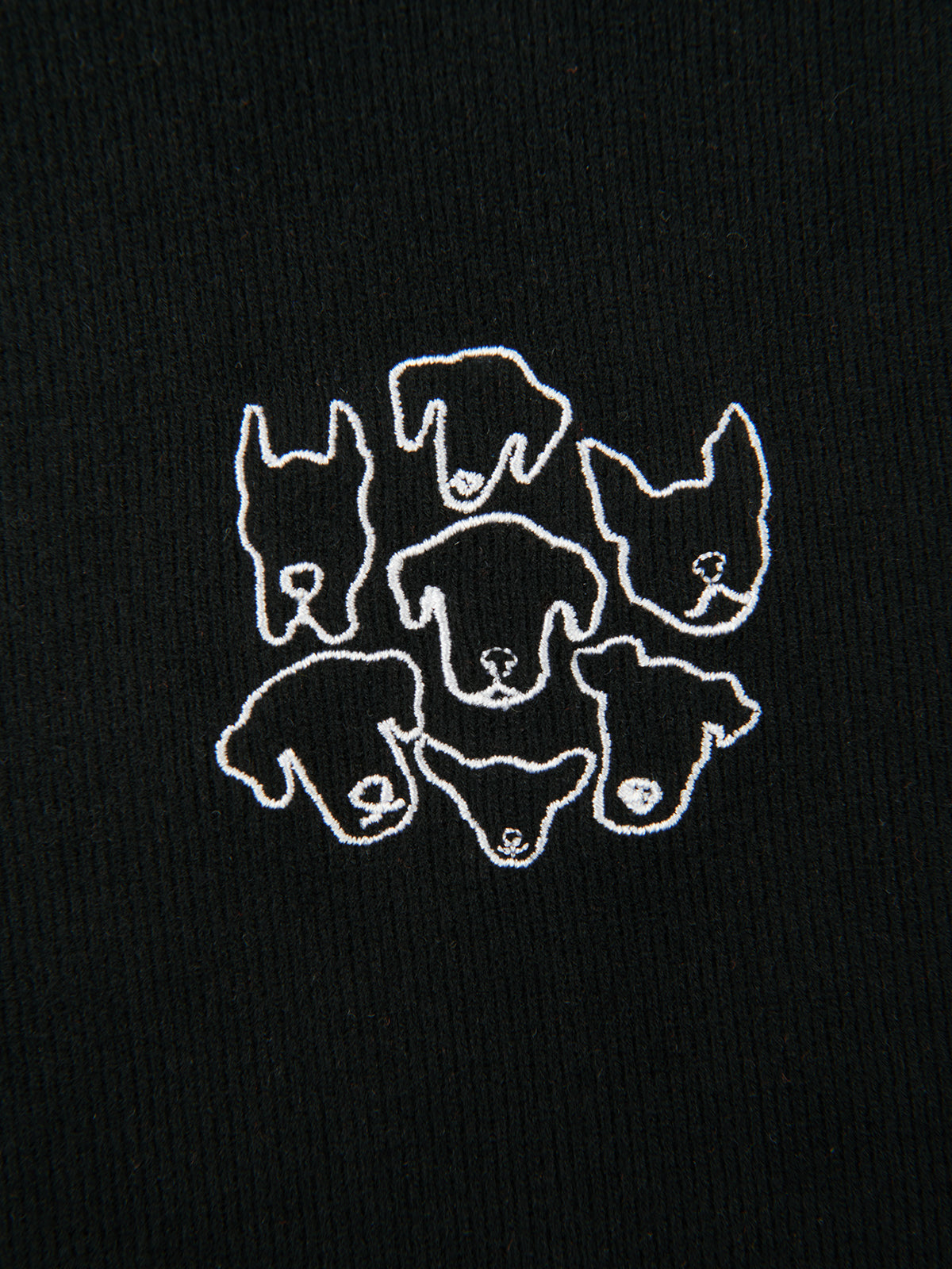 Dogs Hoodie - Black