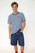 Pool Side - Çizgili Jersey Tişört - Unisex