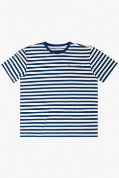Pool Side - Çizgili Jersey Tişört - Unisex