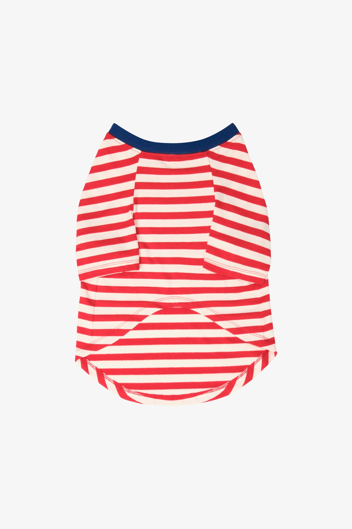 Slow Summer Sands - Çizgili Jersey Tişört - Köpek