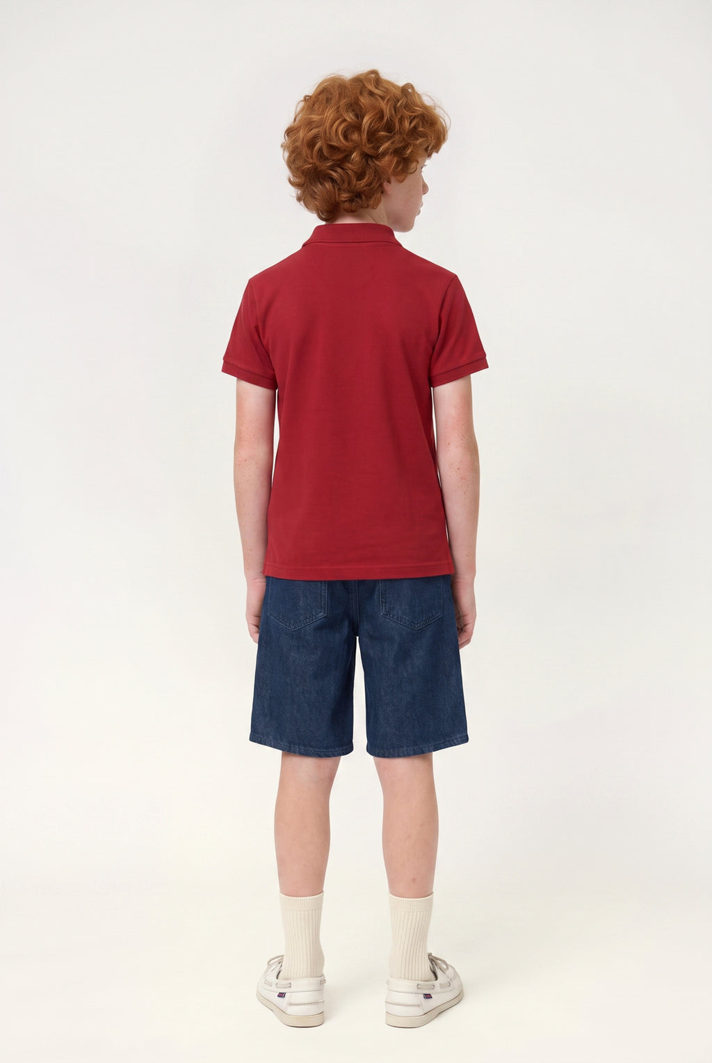 Summer Society Polo - Bordo - Çocuk