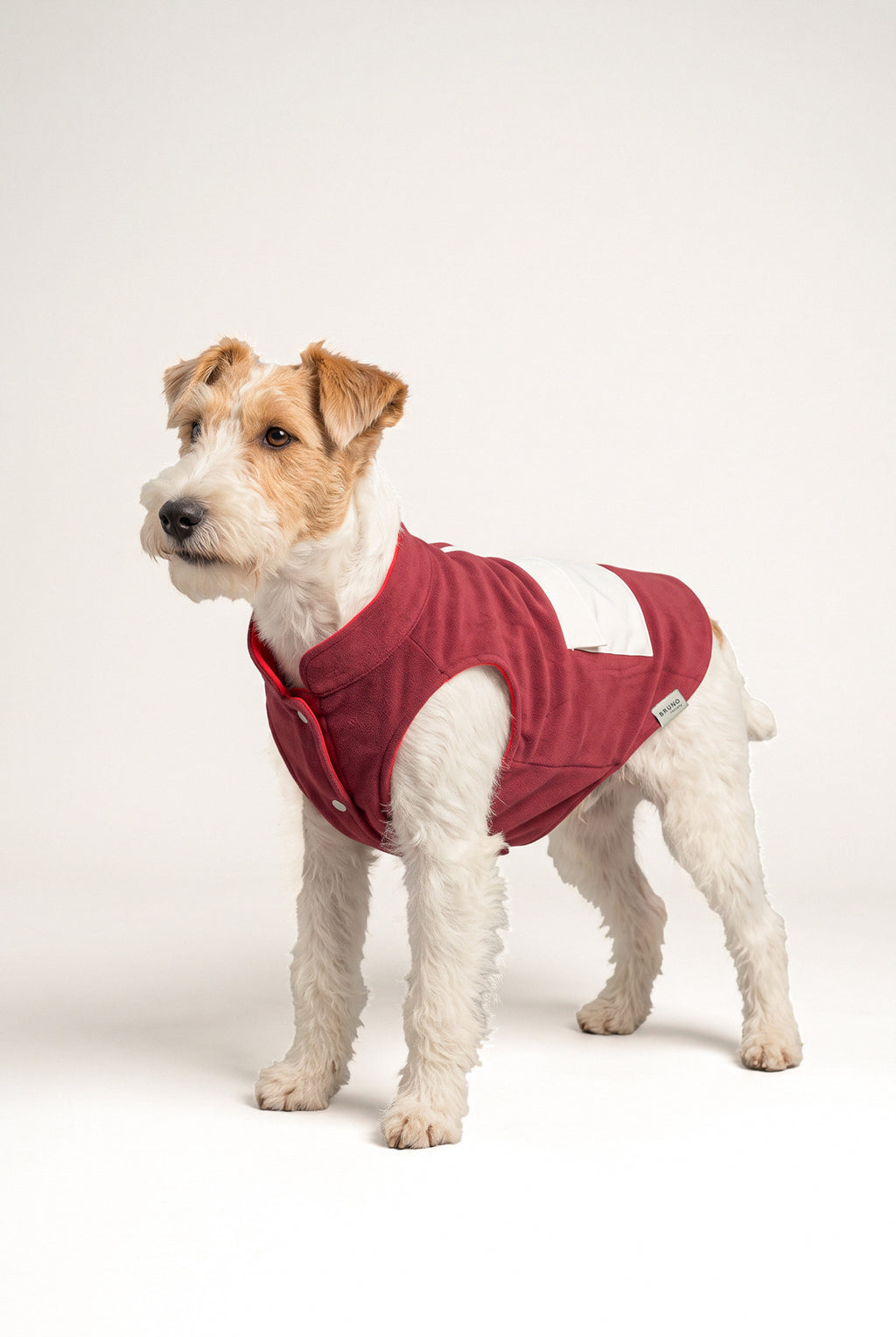 Bruno Cozy Köpek Polar Mont - Burgundy
