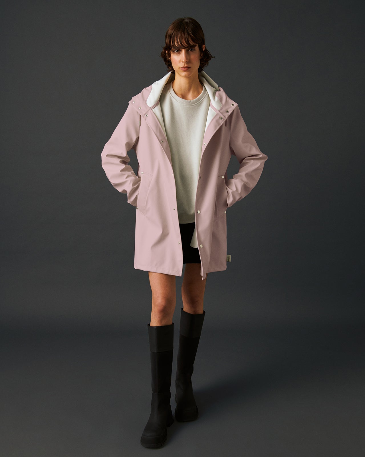 Bruno Signature Kombin Yağmurluk - Blush Pink