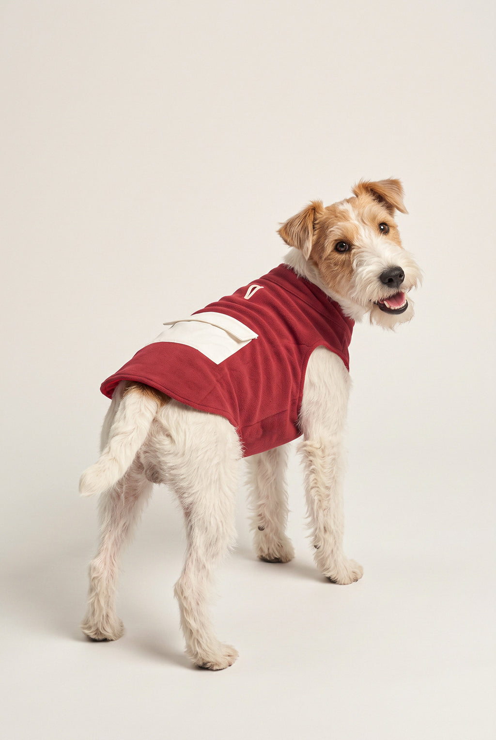 Bruno Cozy Köpek Polar Mont - Burgundy