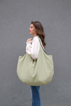 Oversize Market Bag - Matcha Green