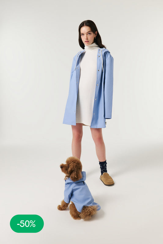 Matchy Raincoat - Light Blue