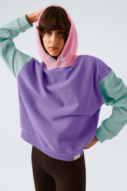 Unisex Hoodie - Lila/Mint/Bubblegum