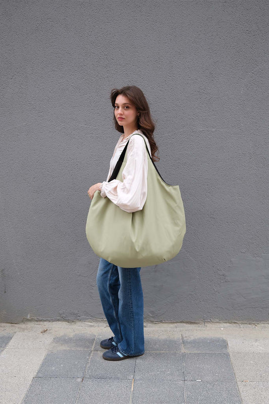 Oversize Market Bag - Matcha Green