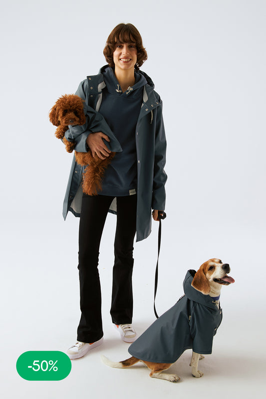 Matchy Raincoat - Horizon Blue