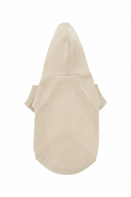 Society Dog Hoodie - Beige