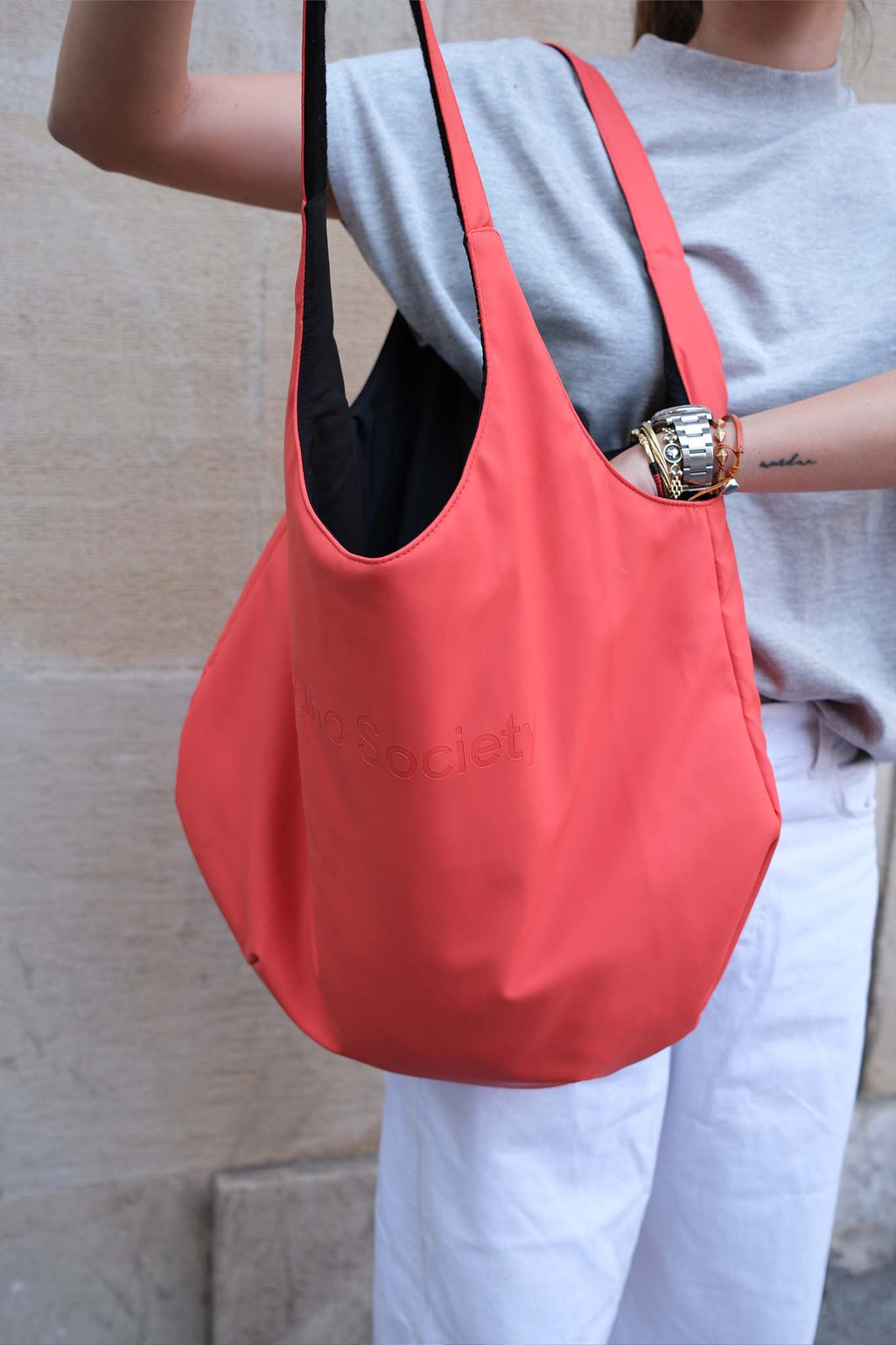 Midi Market Bag - Poppy Red