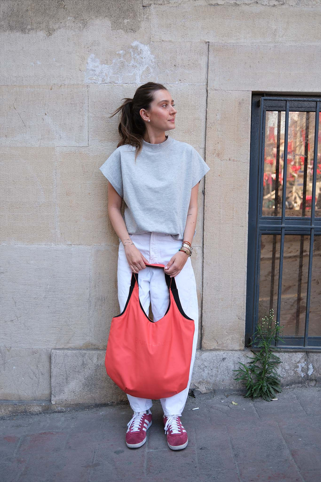 Midi Market Bag - Poppy Red