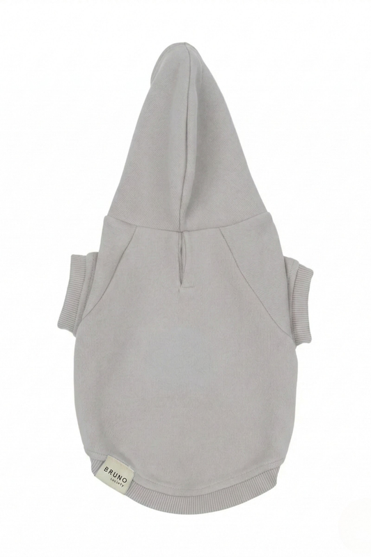 Bruno Cloud Köpek Hoodie - Stone Gray