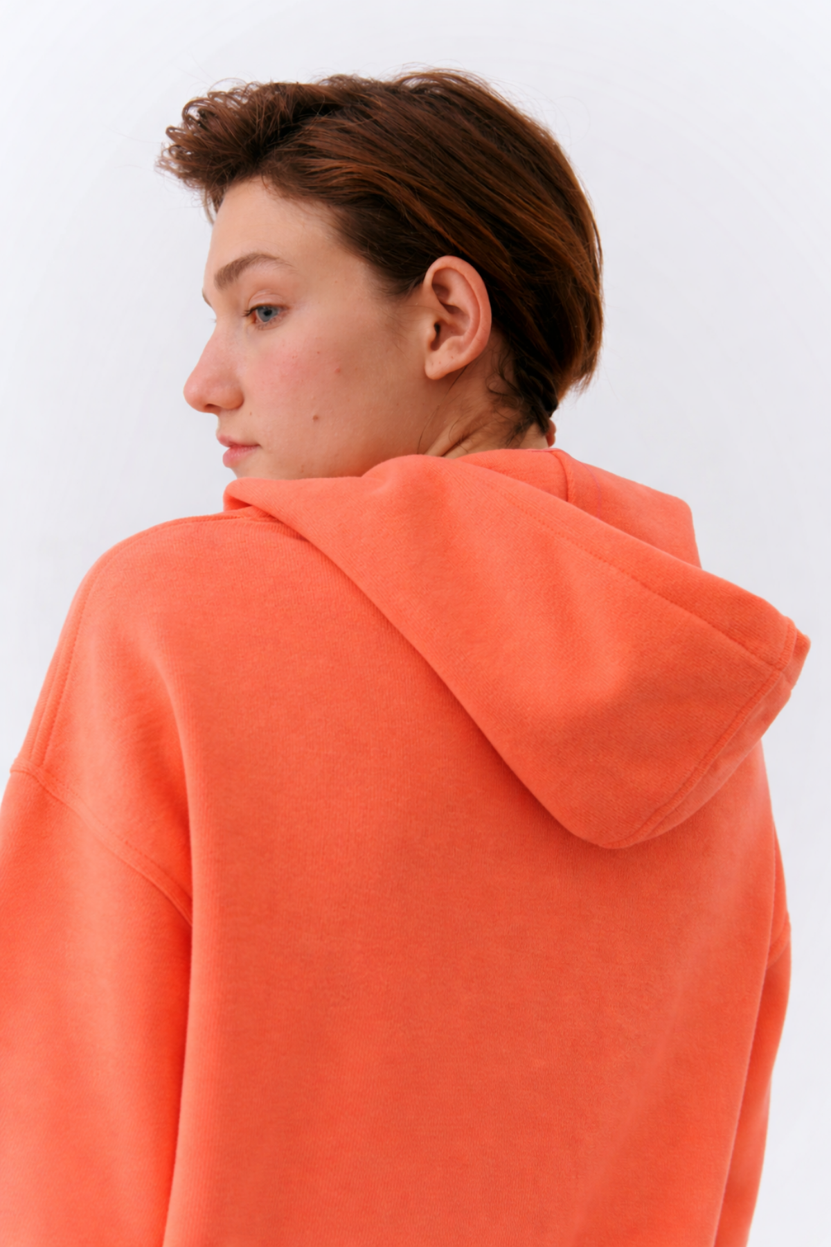 Bruno Flow Unisex Hoodie - Sunset Orange