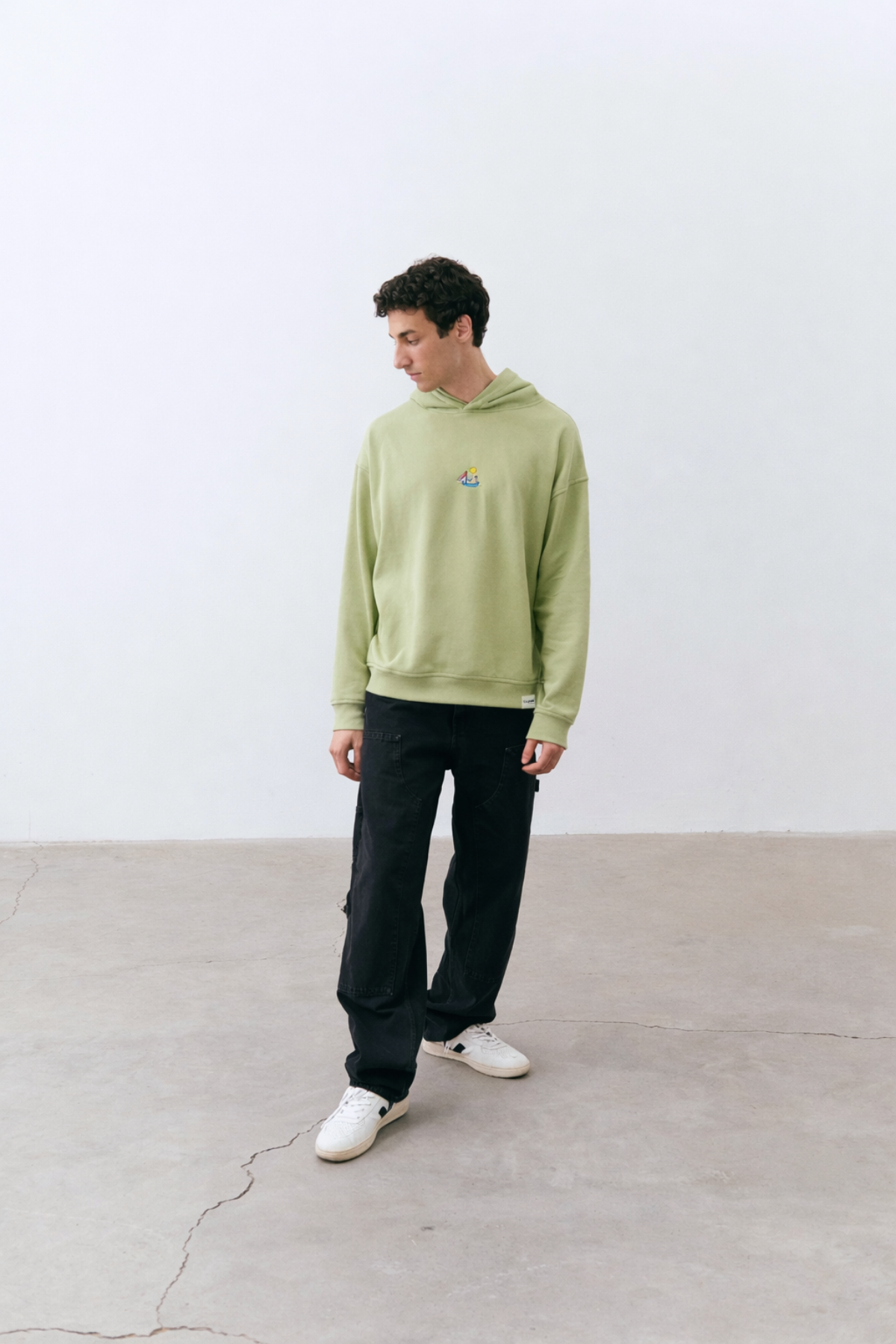 Bruno Flow Kombin Hoodie - Green Tea