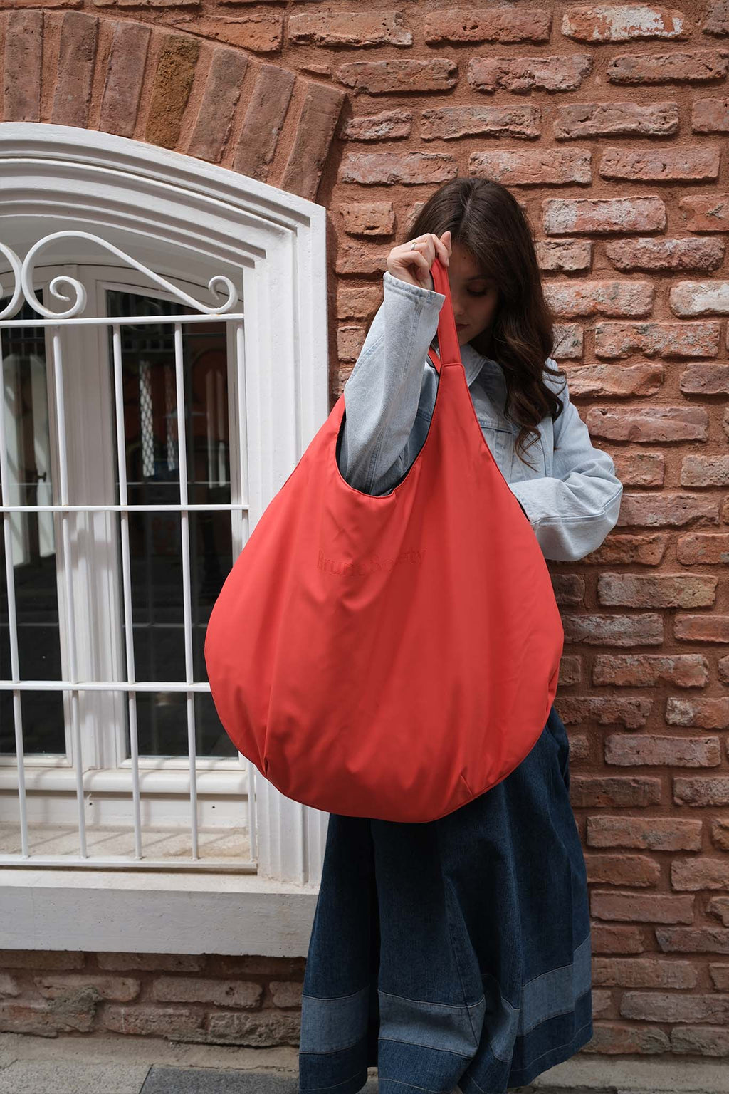 Oversize Market Bag - Poppy Red