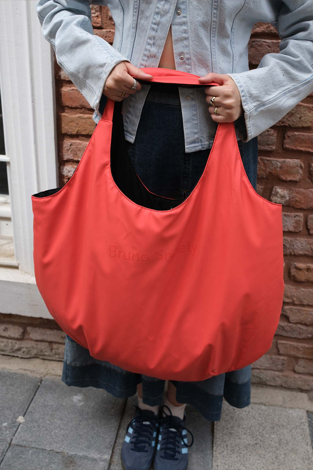 Oversize Market Bag - Poppy Red