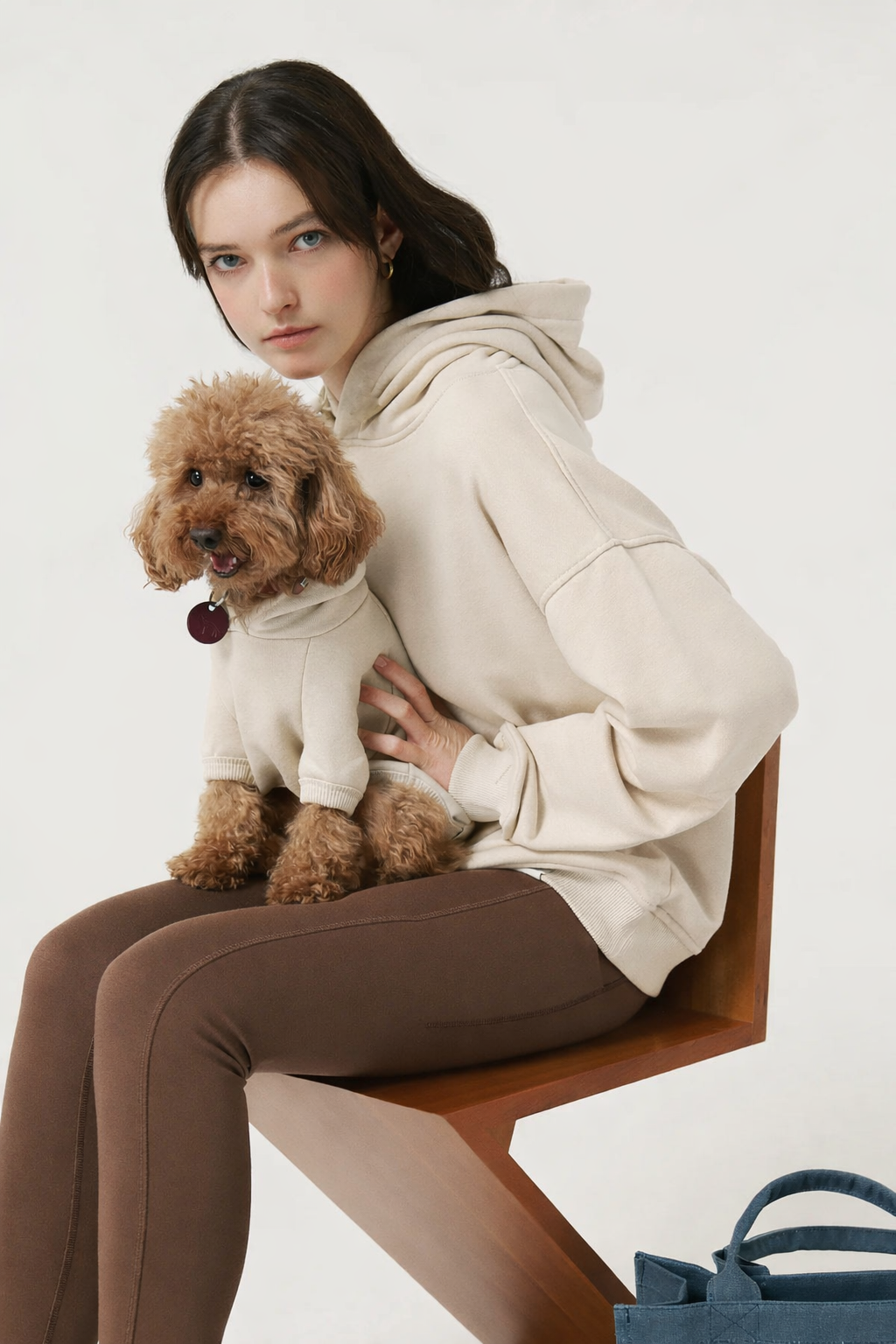 Bruno Cloud Kombin Hoodie - Ivory