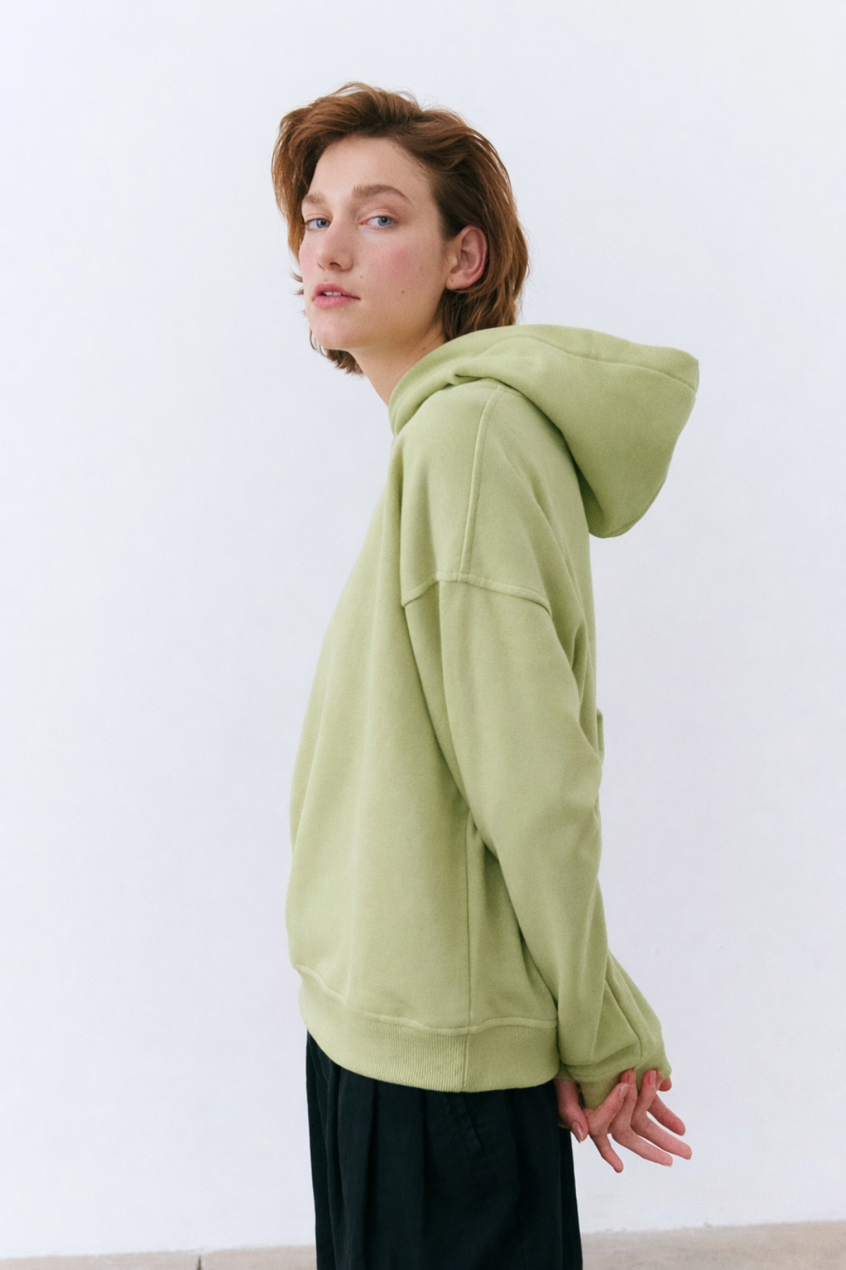 Bruno Flow Unisex Hoodie - Green Tea