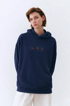 Yoga Hoodie Hoodie - Blue