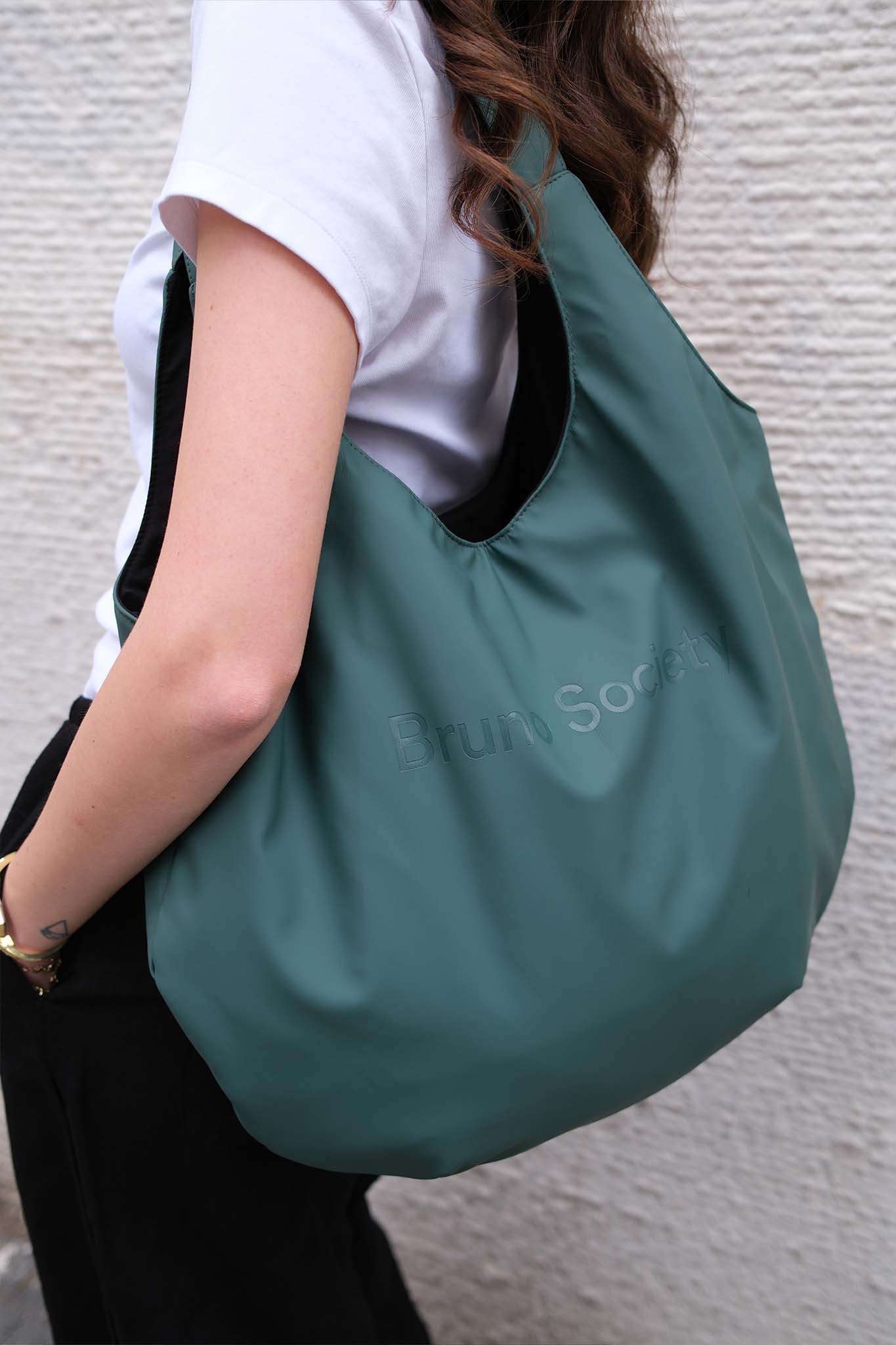 Midi Market Bag - Olive Green