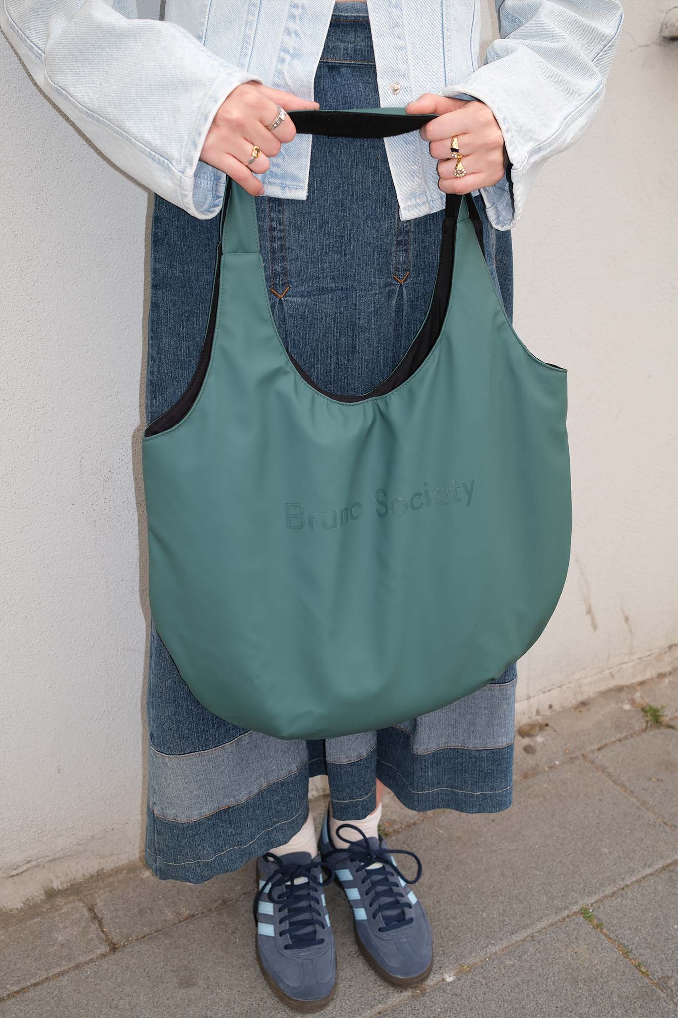 Midi Market Bag - Olive Green