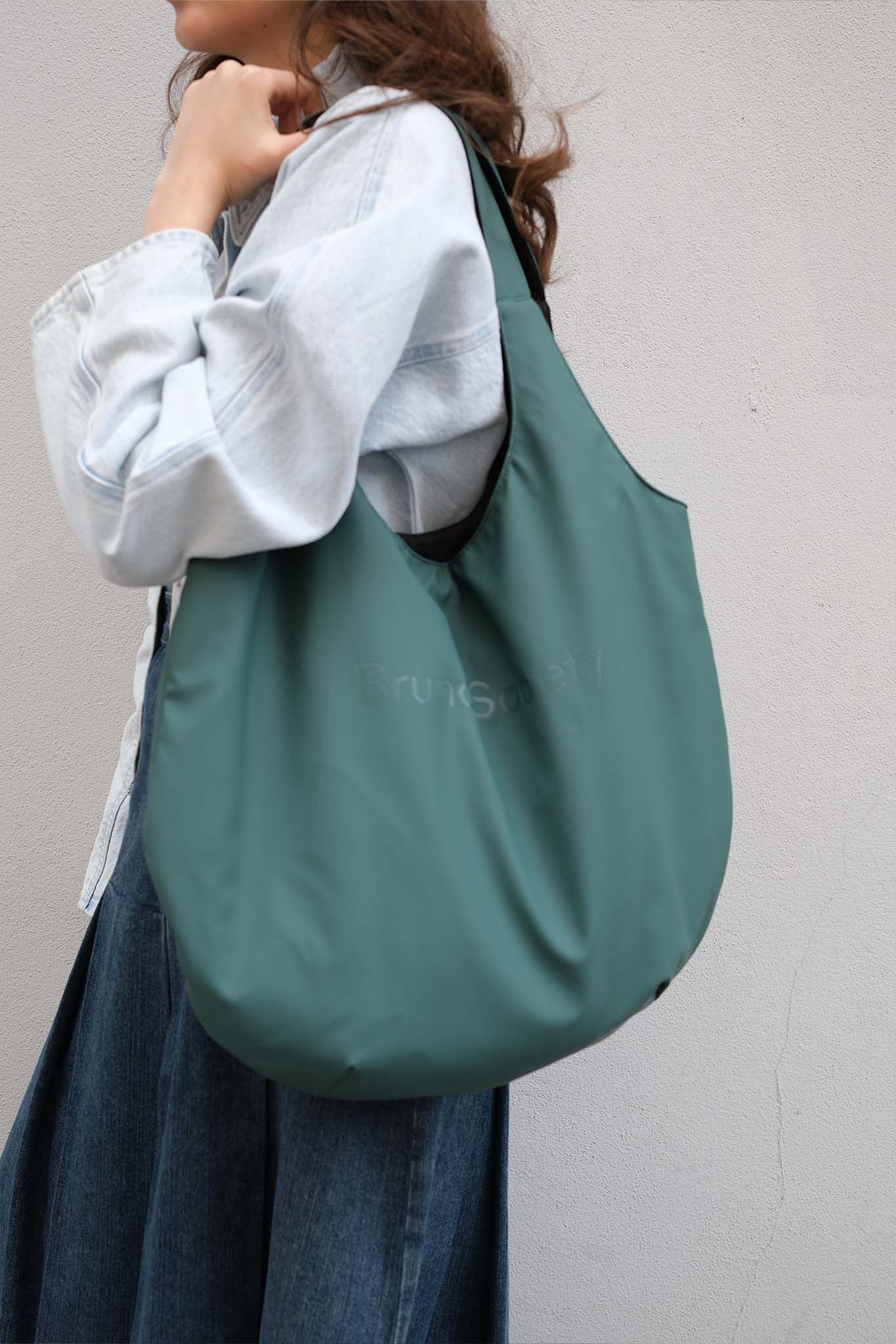 Midi Market Bag - Olive Green