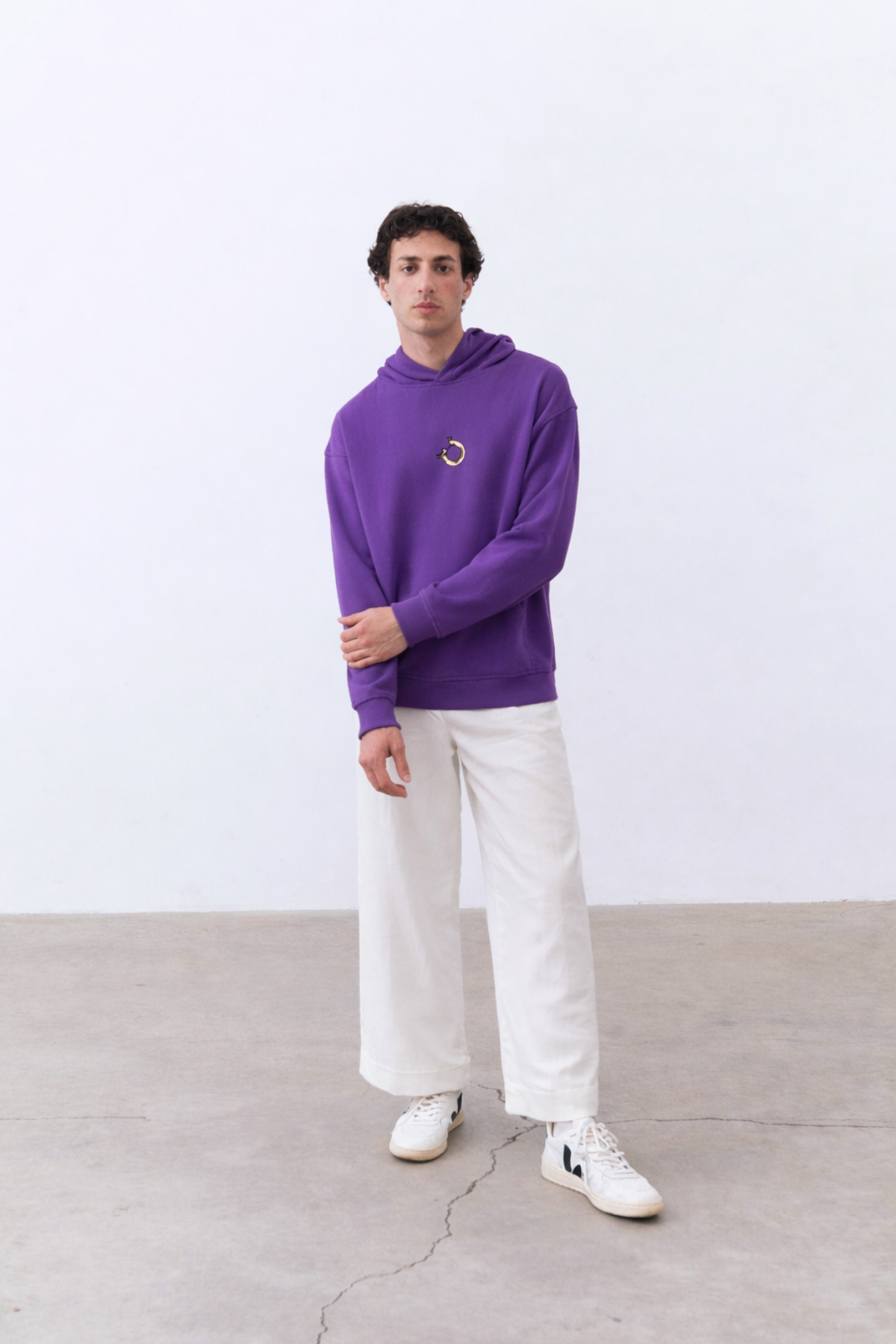 Bruno Flow Kombin Hoodie - Royal Purple