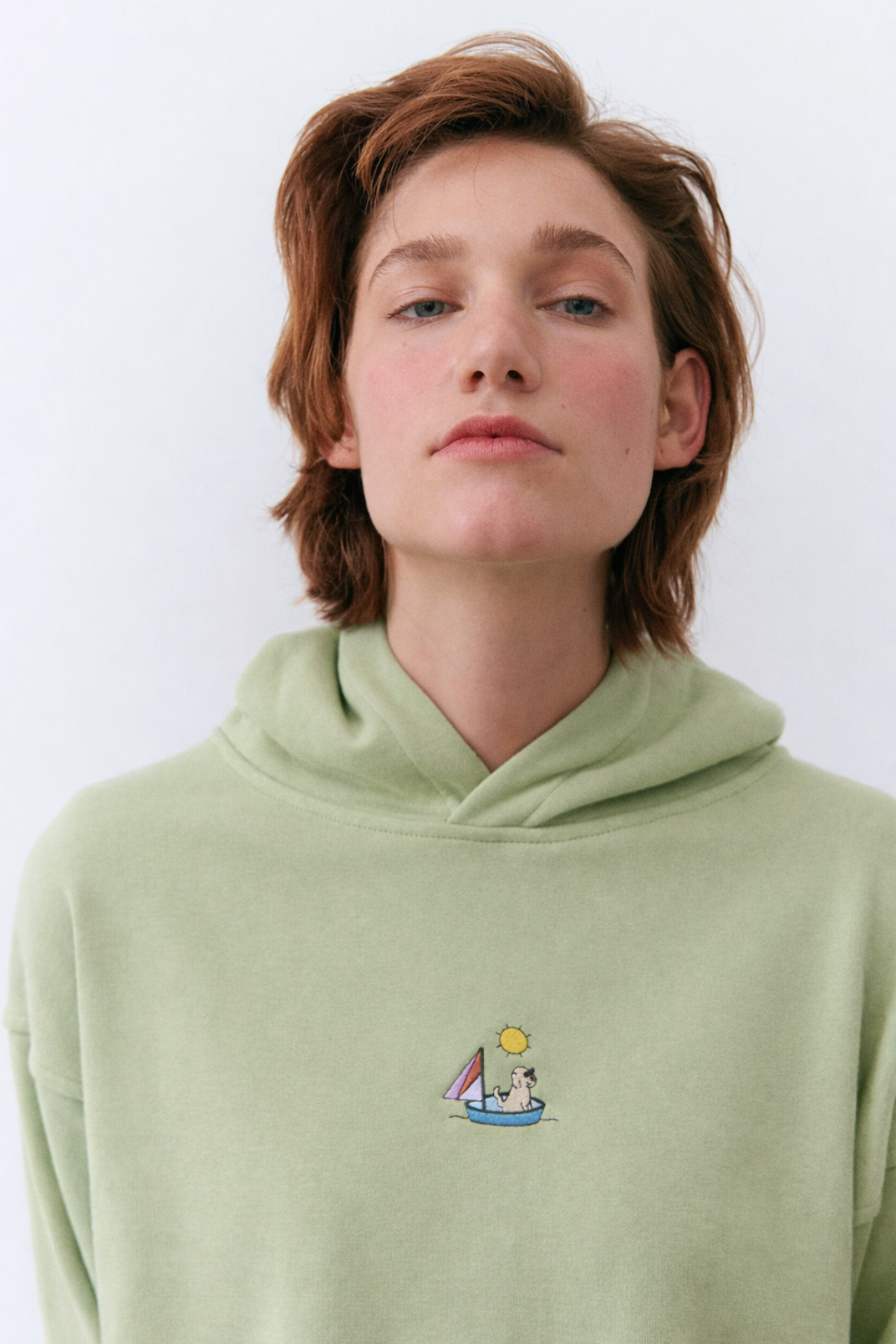 Bruno Flow Unisex Hoodie - Green Tea