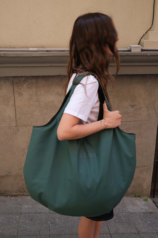 Oversize Market Bag - Olive Green