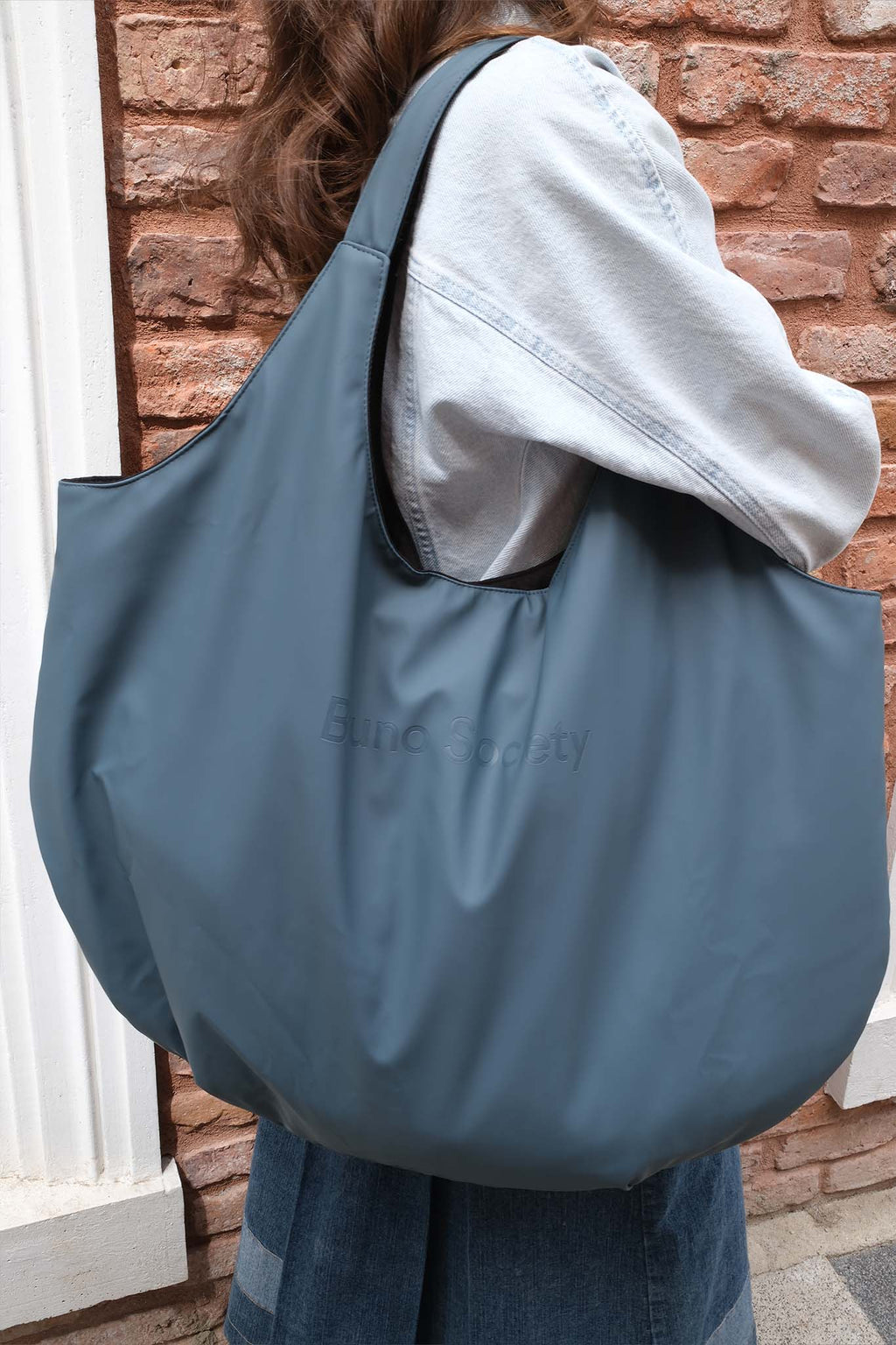 Oversize Market Bag - Coastal Blue
