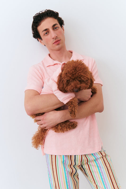 Kombin Havlu T-Shirt - Pembe