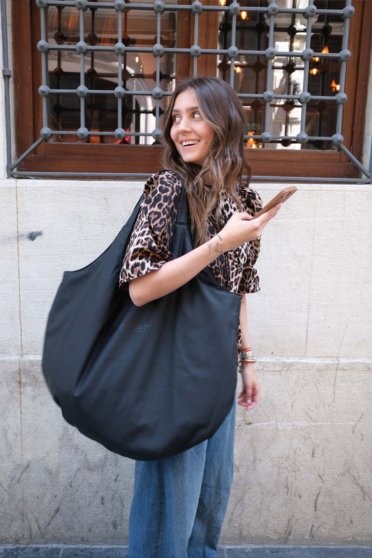 Oversize Market Bag - Black