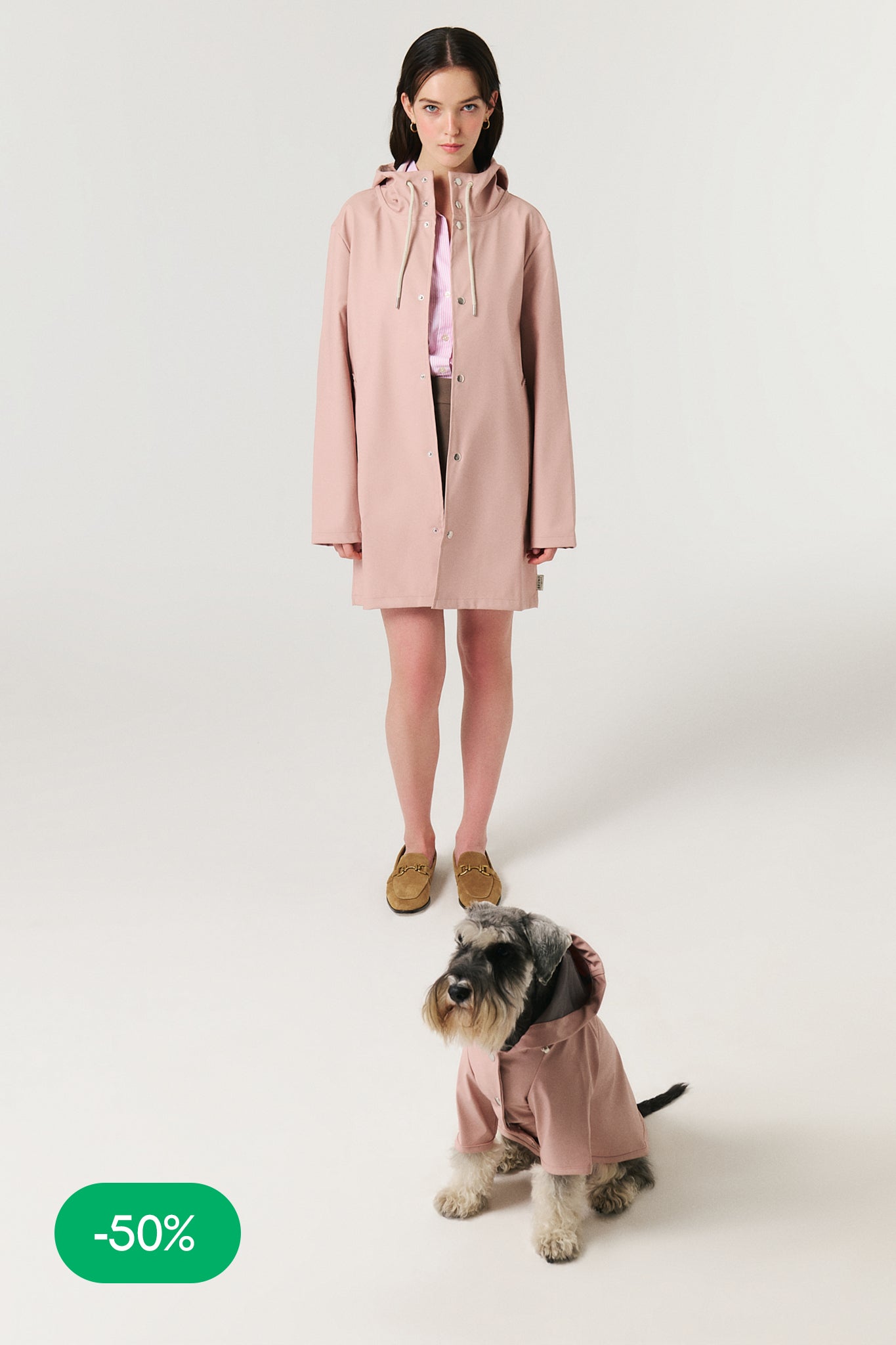 Matchy Raincoat - Lemonade Pink