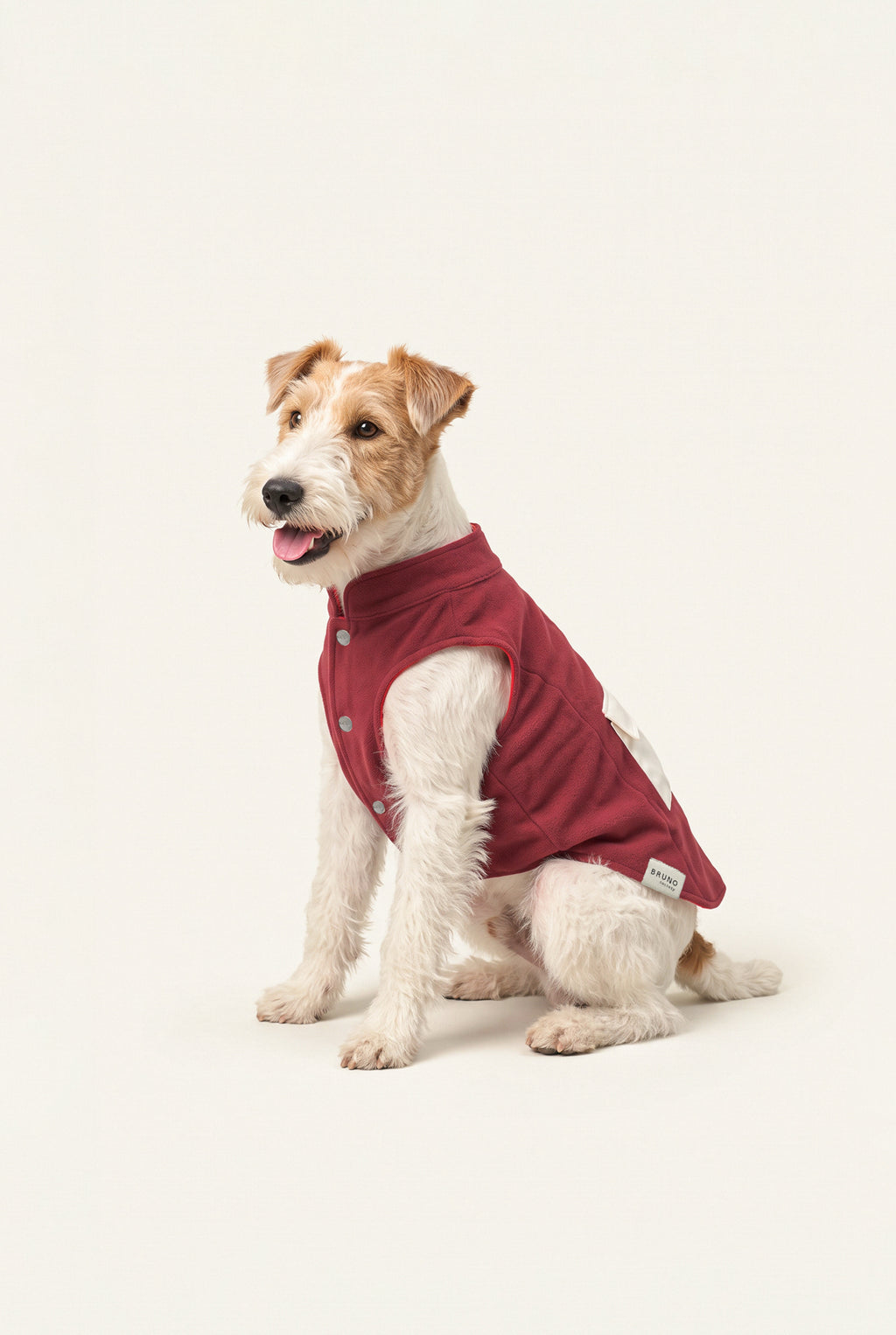 Bruno Cozy Köpek Polar Mont - Burgundy