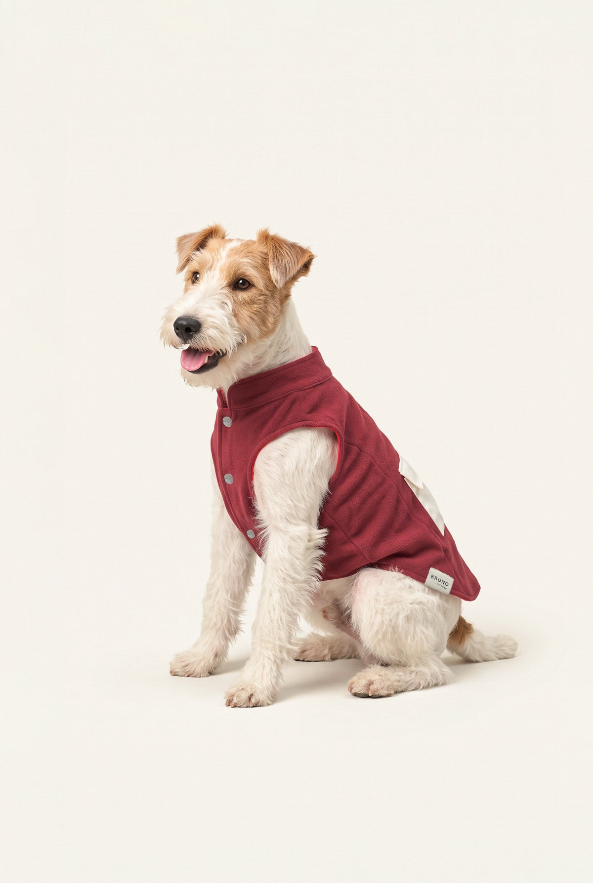 Bruno Cozy Köpek Polar Mont - Burgundy