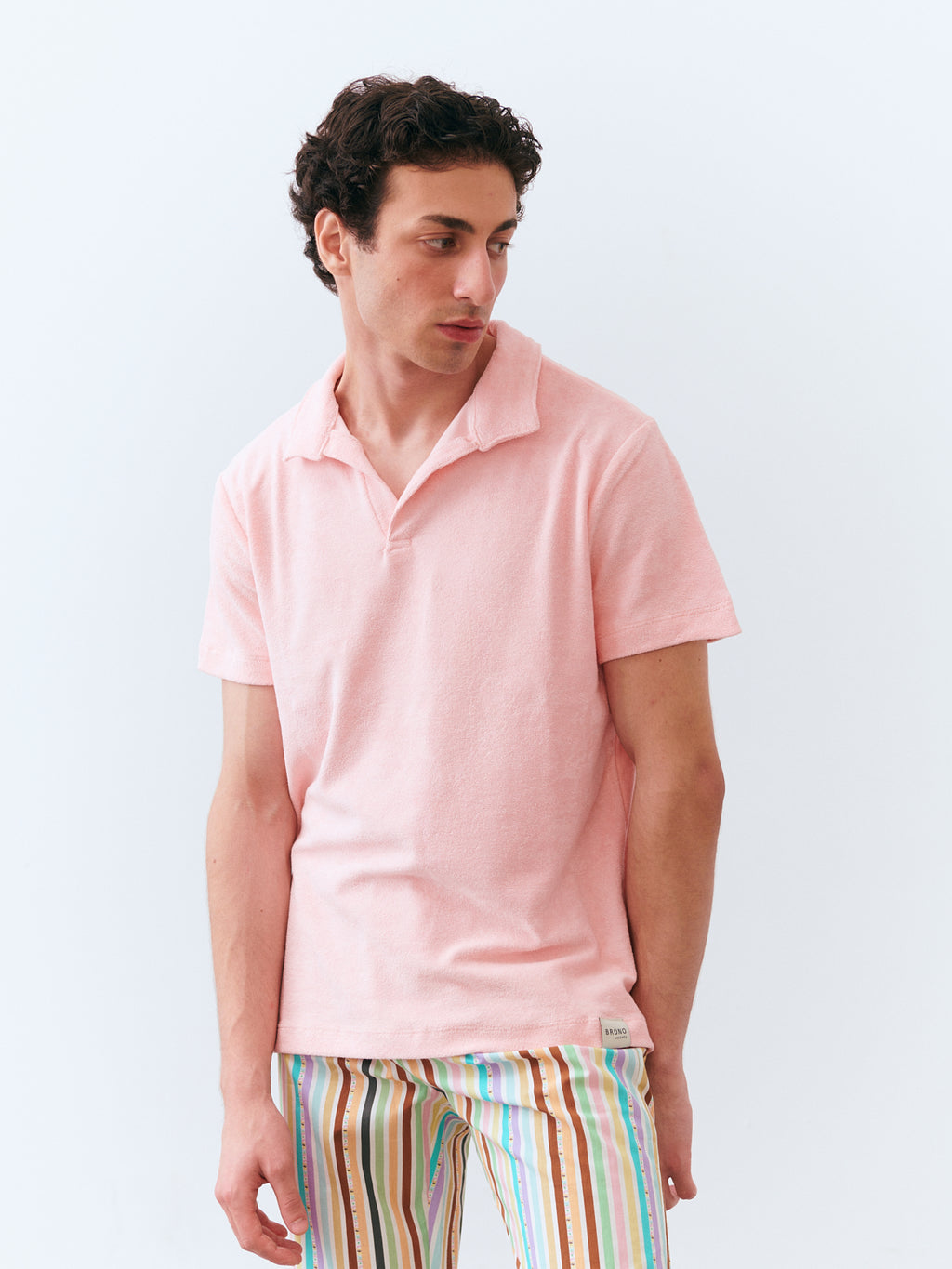 Kombin Havlu T-Shirt - Pembe