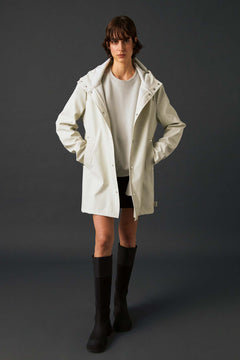 Bruno Signature Unisex Yağmurluk - Ivory White