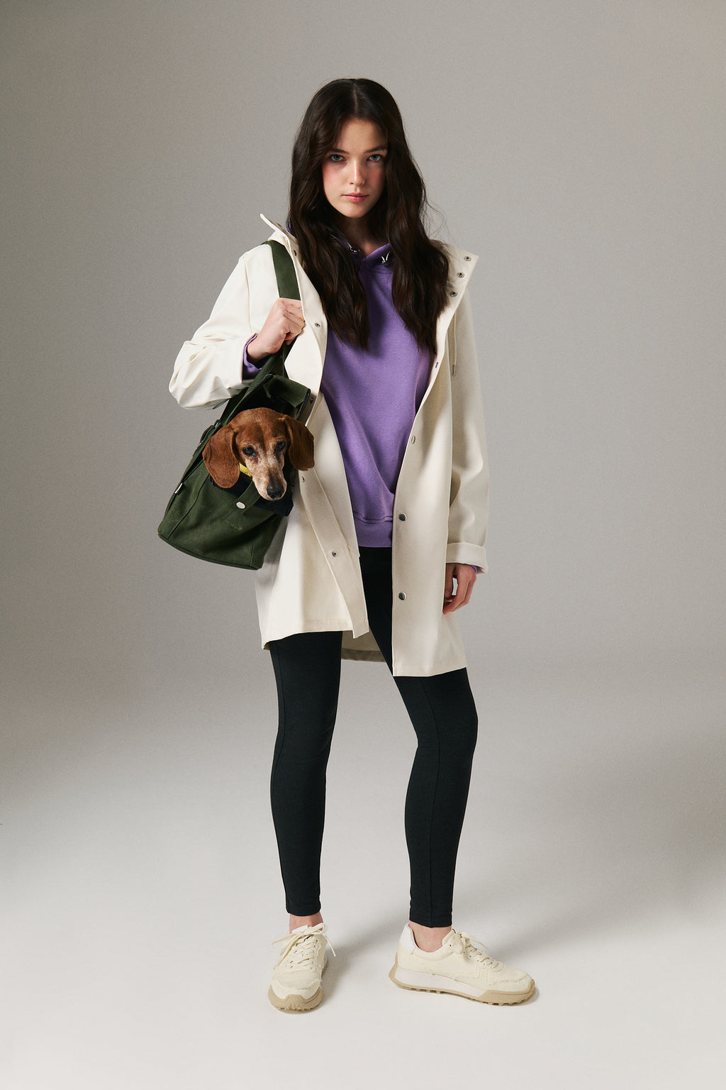 Köpek Taşıma Çantası - Olive Green