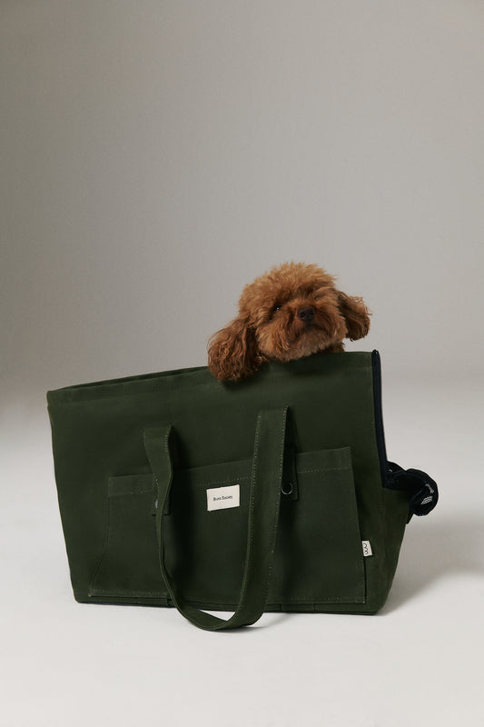 Köpek Taşıma Çantası - Olive Green