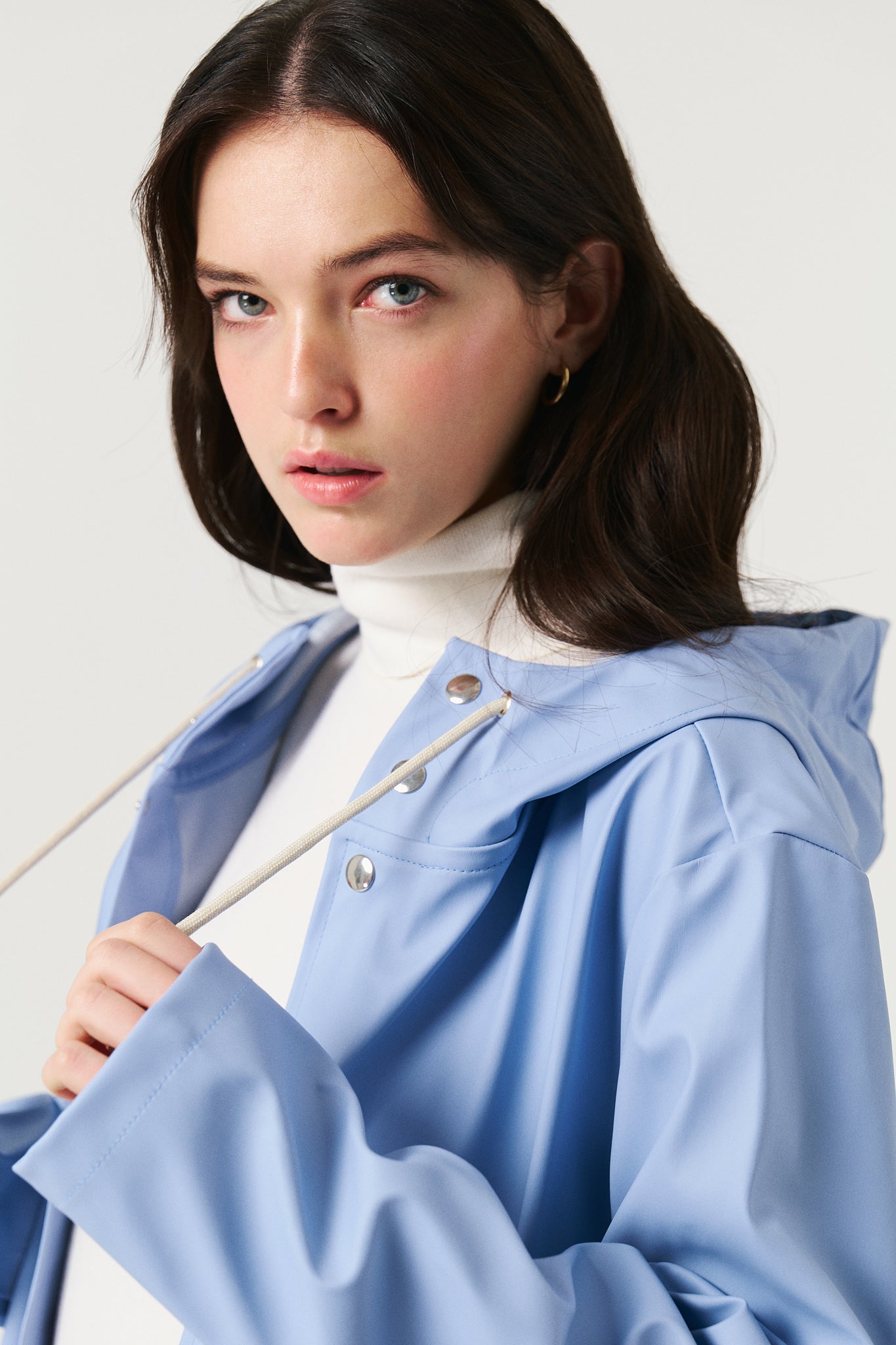 Bruno Signature Unisex Yağmurluk - Cloud Blue