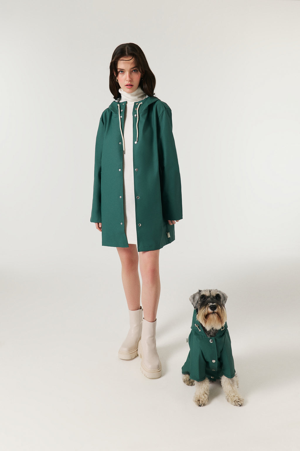 Bruno Signature Köpek Yağmurluk - Deep Teal
