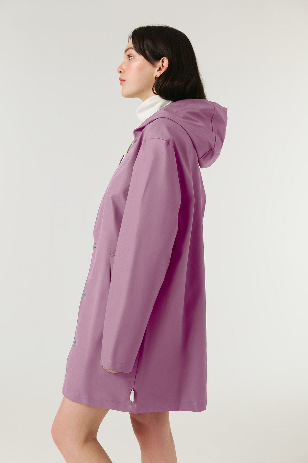 Bruno Signature Unisex Yağmurluk - Orchid Lilac
