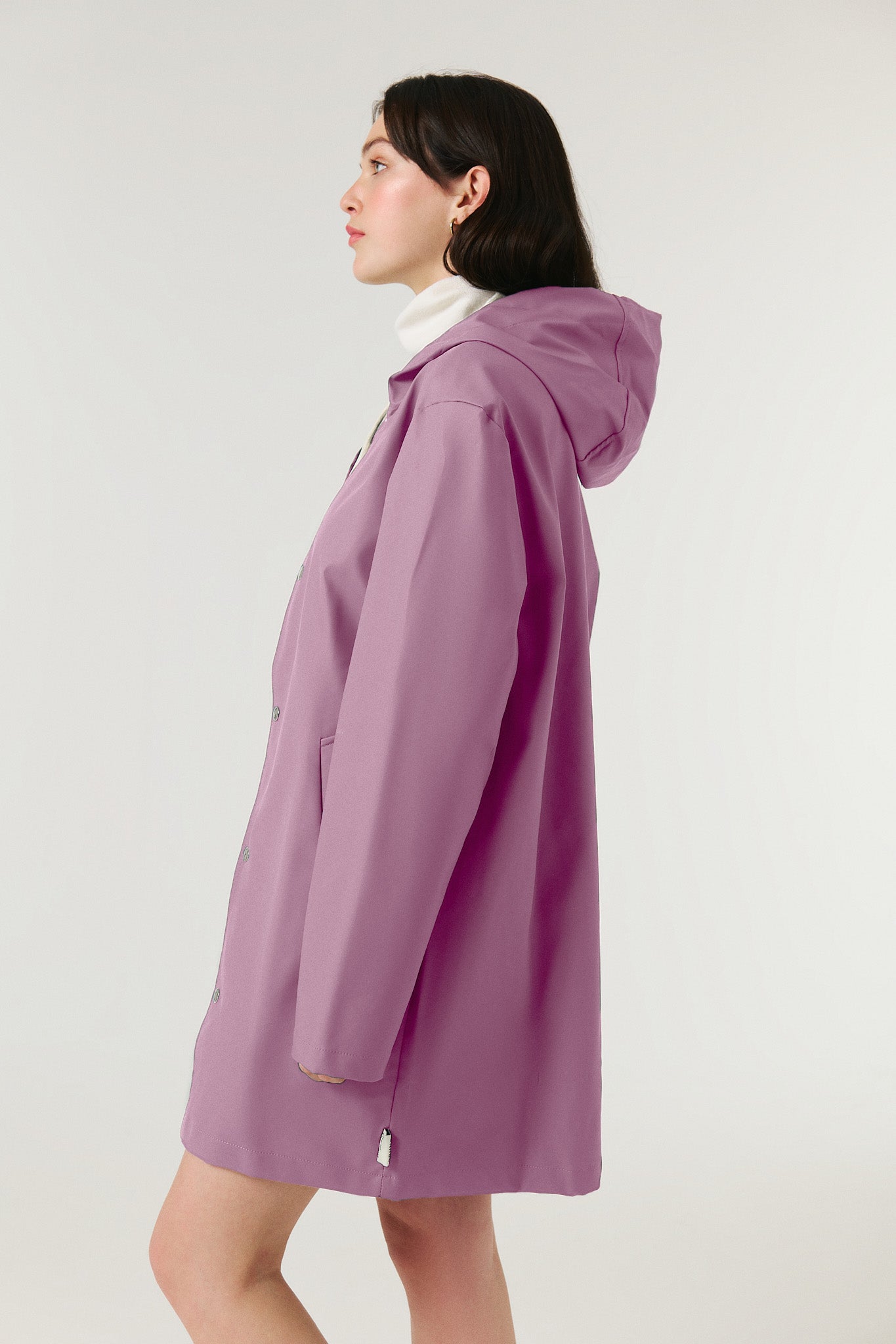 Bruno Signature Unisex Yağmurluk - Orchid Lilac