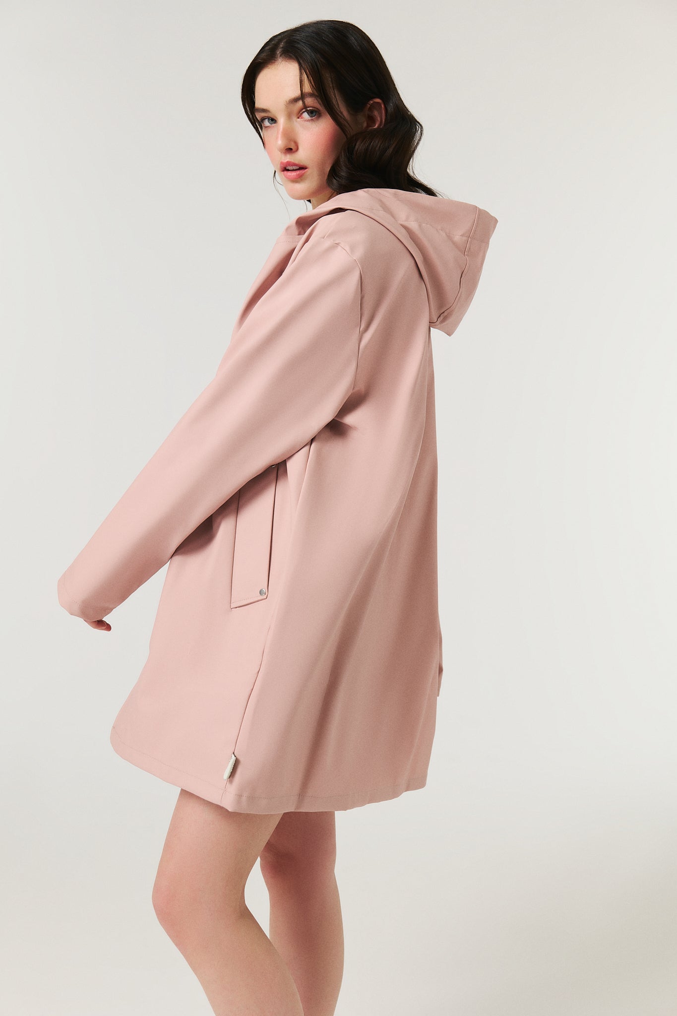 Bruno Signature Unisex Yağmurluk - Blush Pink