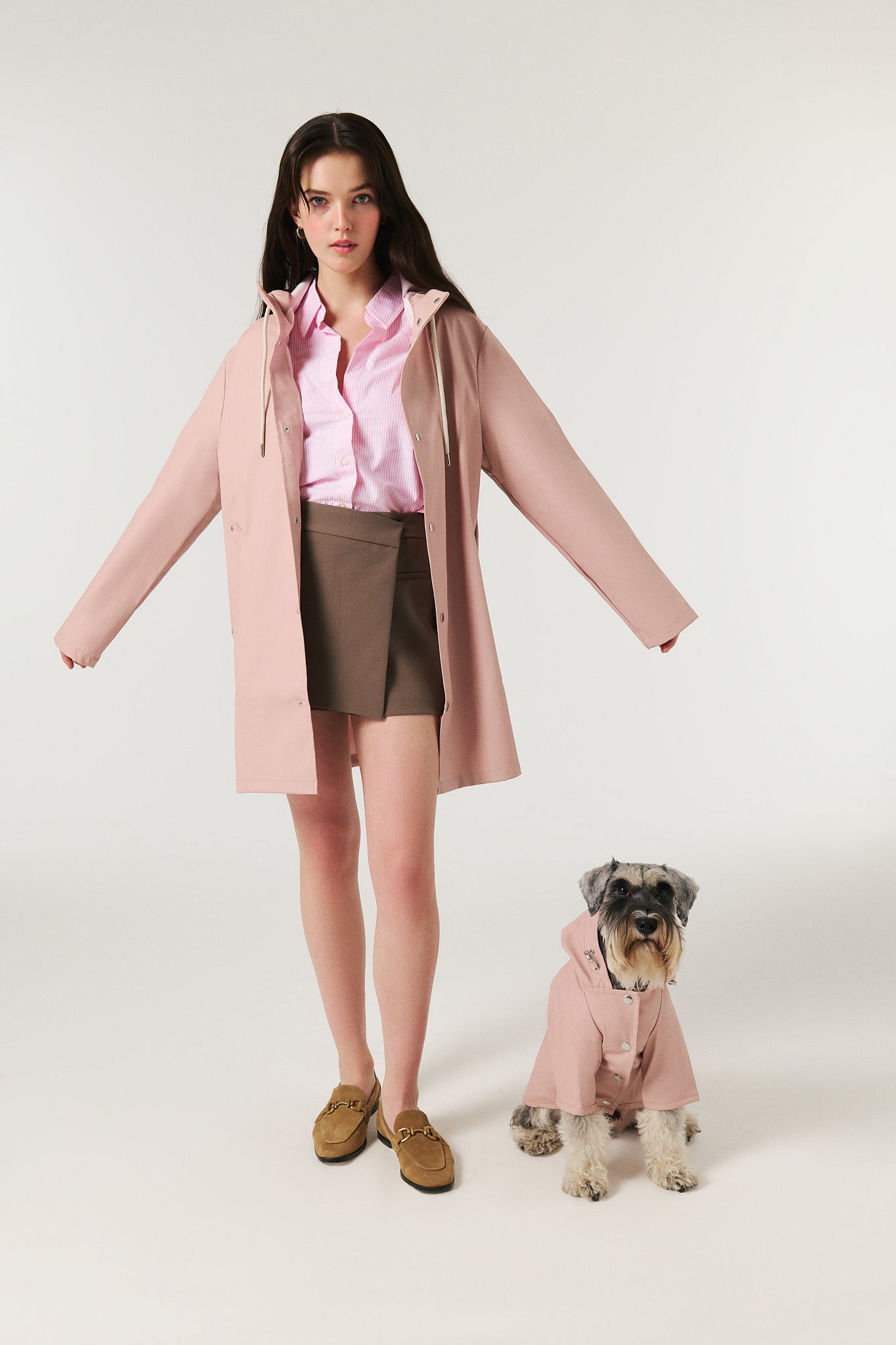 Dog Raincoat - Pink