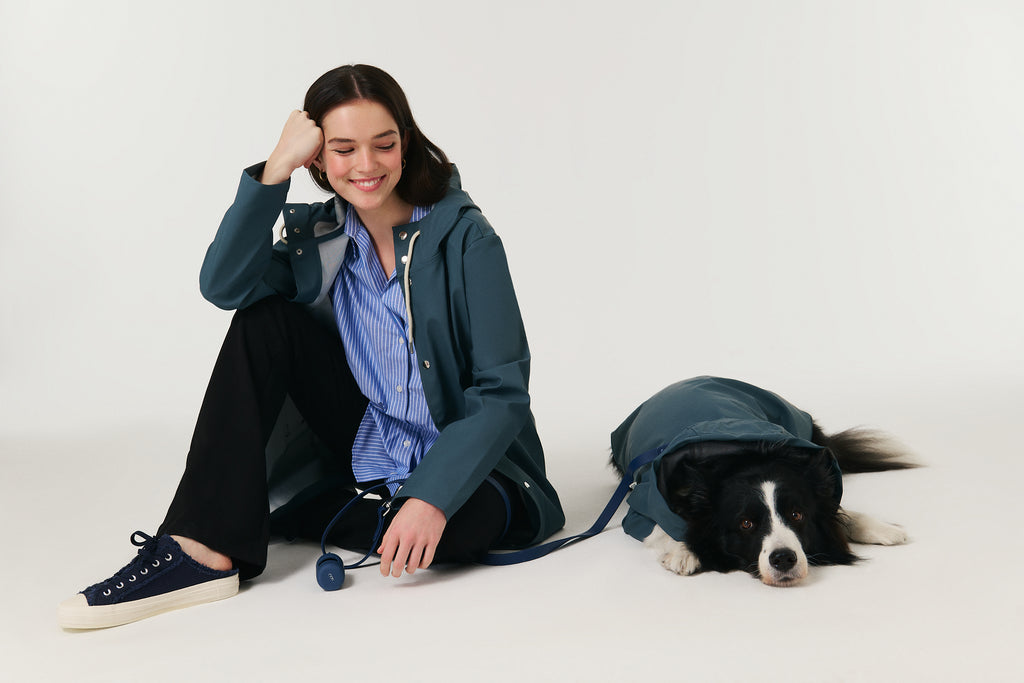 Matchy Raincoat - Horizon Blue