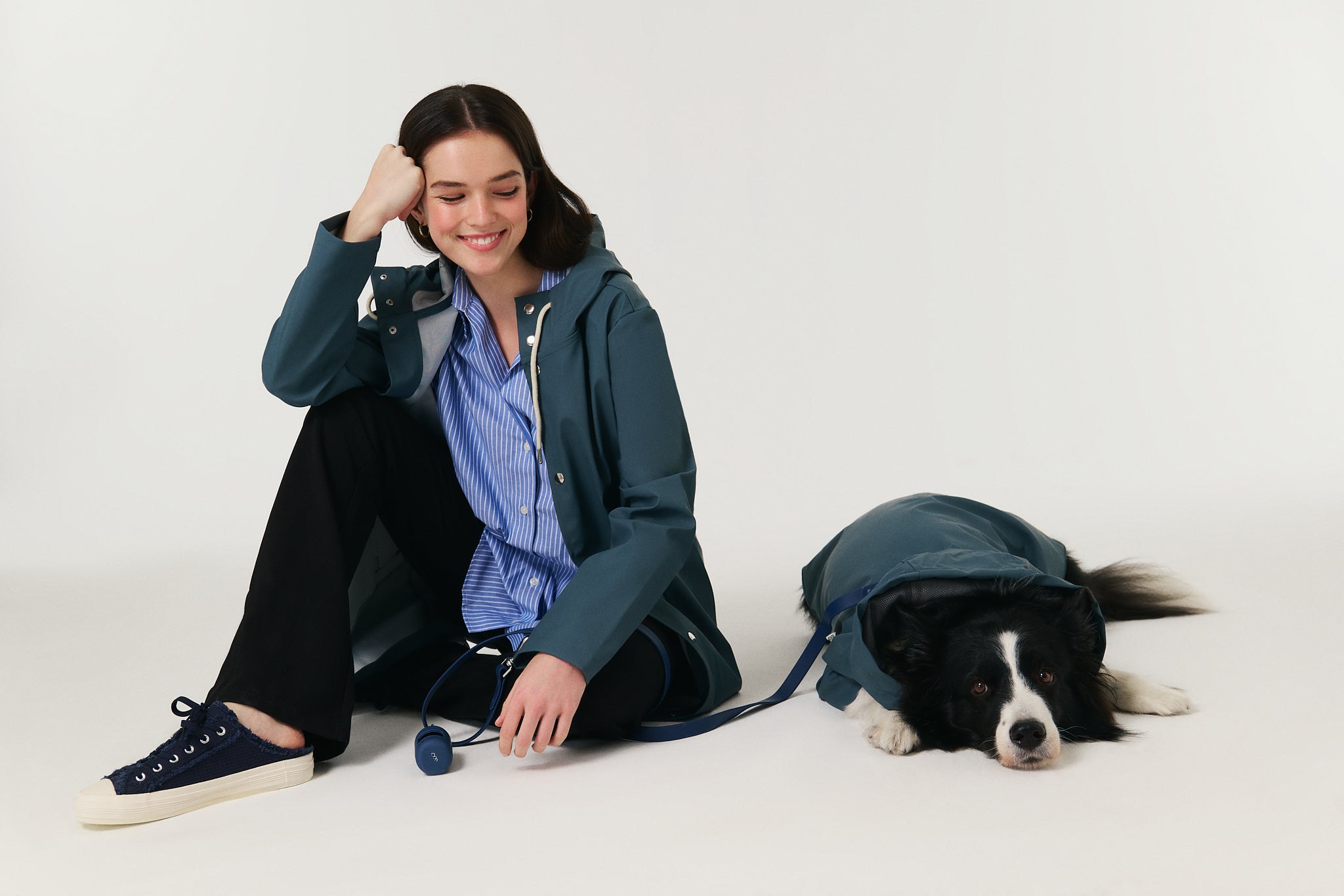 Matchy Raincoat - Horizon Blue
