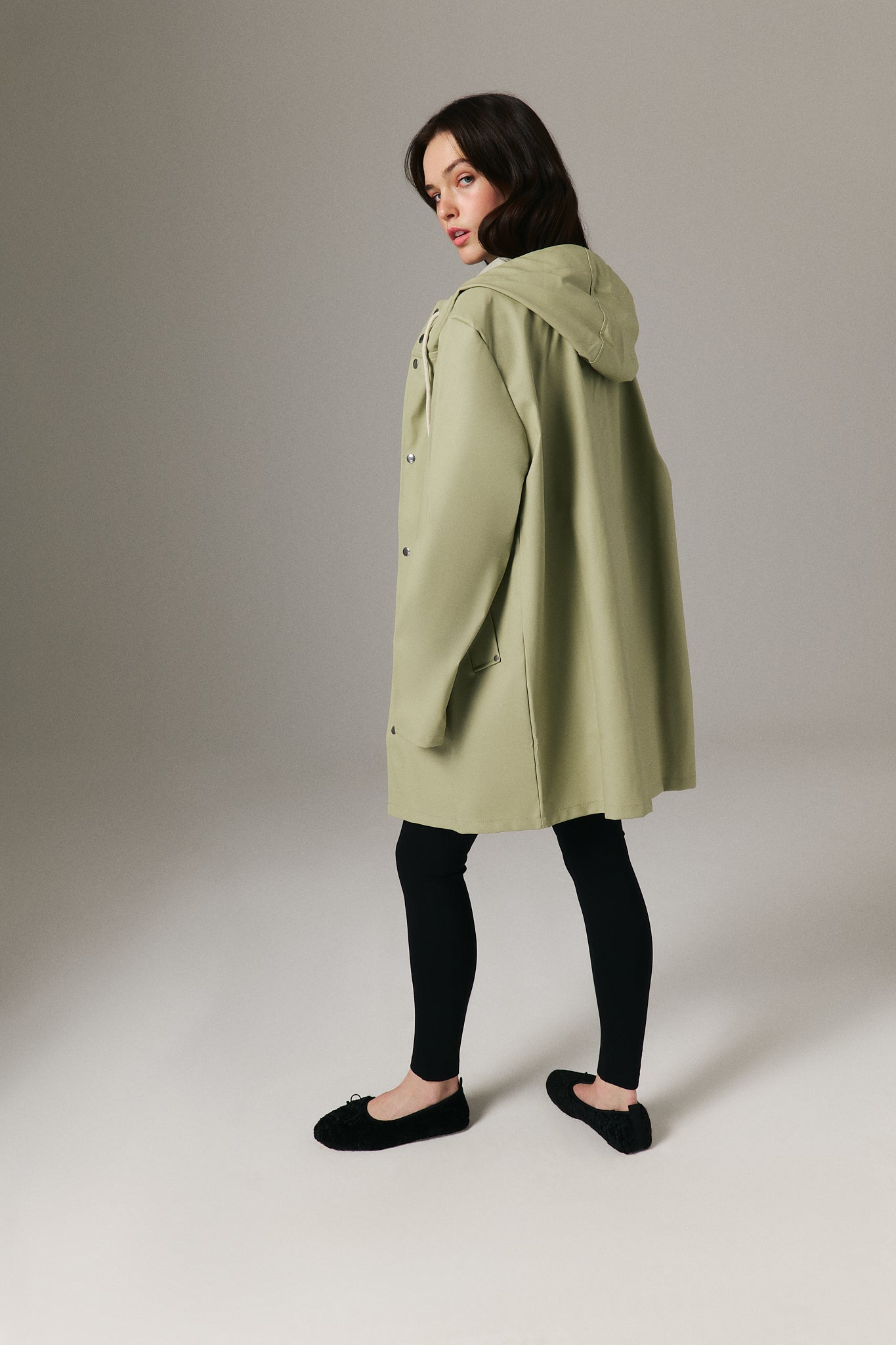 Matchy Raincoat - Pistachio Green